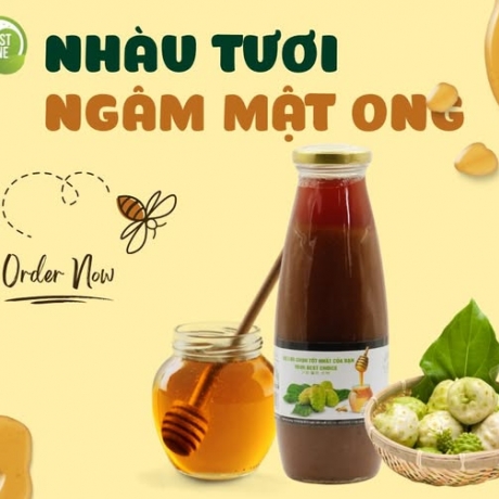 NHÀU TƯƠI NGÂM MẬT ONG 500ml